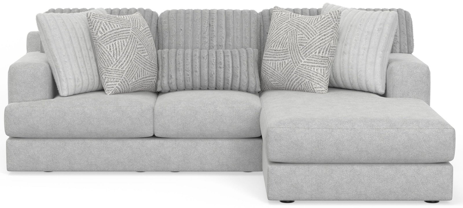Logan - Upholstered Sectional With Comfort Coil Seating And Accent Pillows Included - Image 12