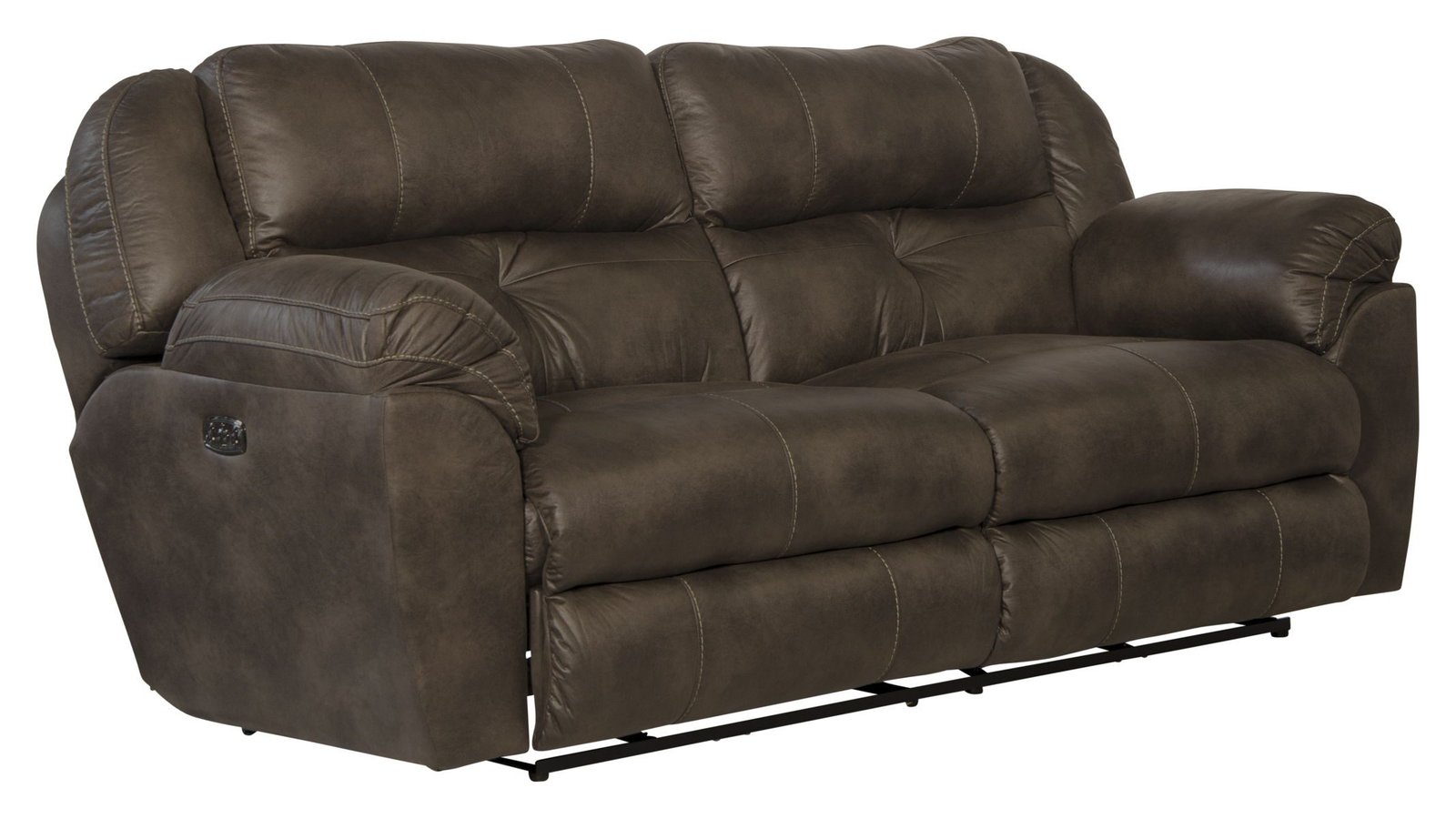 Ferrington - Power Lay Flat Reclining Sofa with Power Adjustable Headrest & Lumbar - Image 7