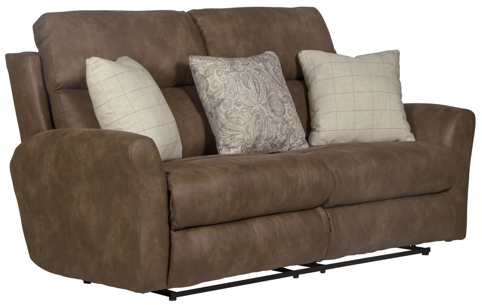 Justine - Lay Flat Reclining Loveseat - Burlap - Image 3