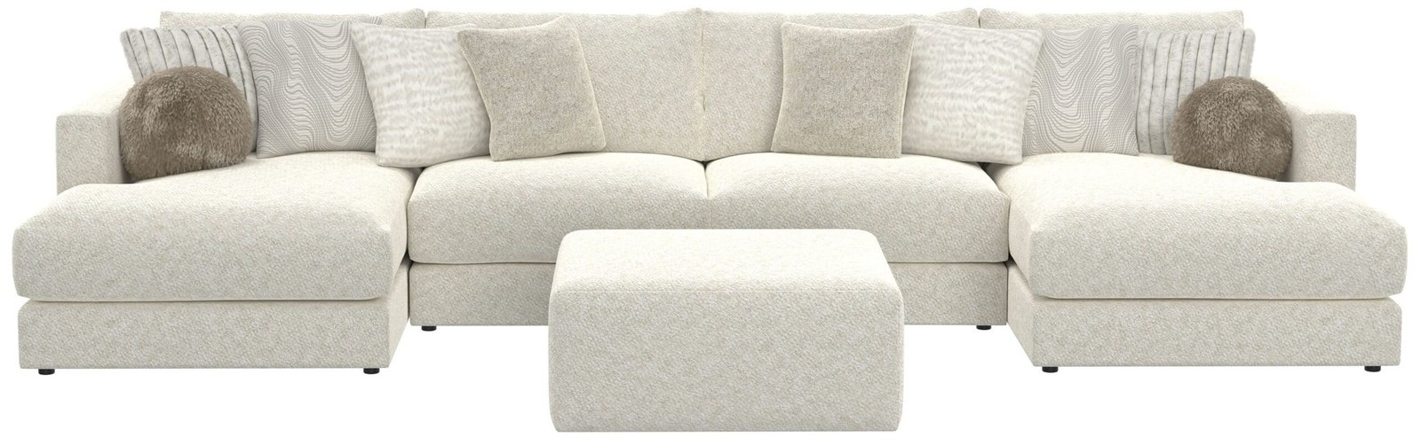 Ritzy - Modular Sofa And Included Cocktail Ottoman - Image 8