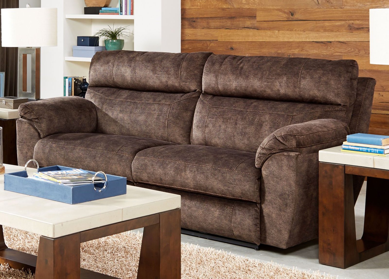 Sedona - Power Headrest Lay Flat Reclining Sofa - Image 5