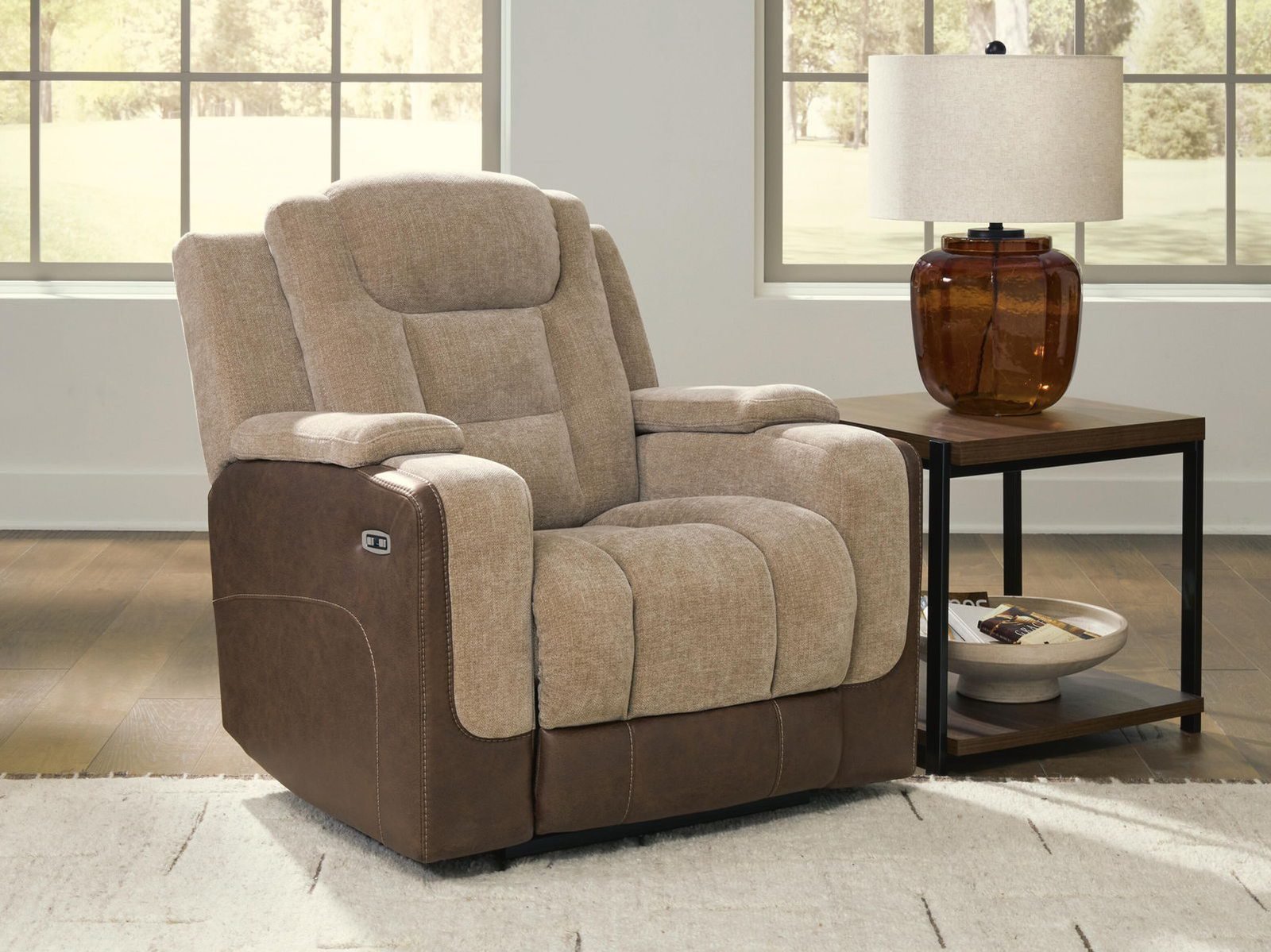 Mixed Motion - Power Recliner With Adjustable Headrest - Image 6