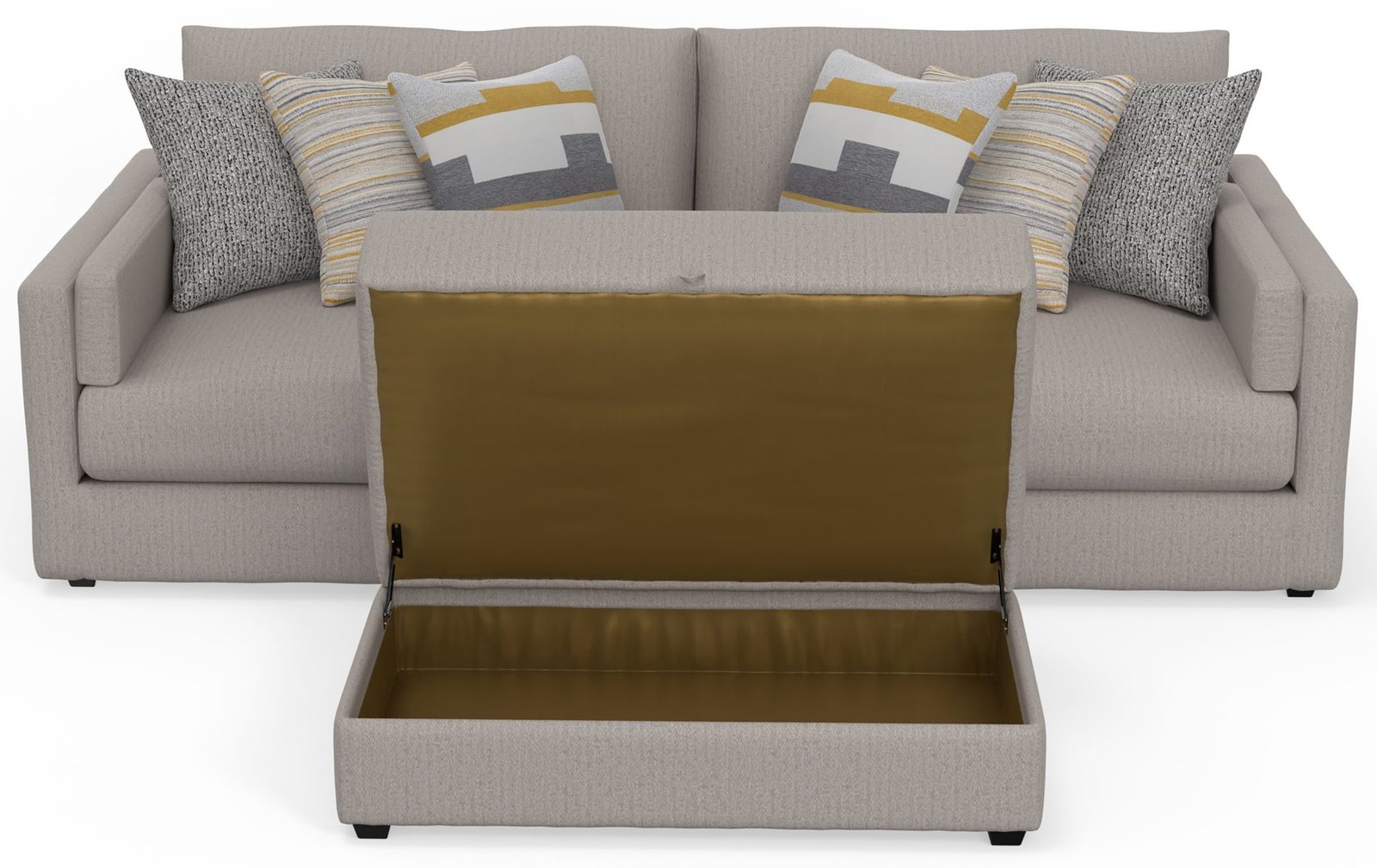 Trevor - Extra Deep Oversized Sofa With Included Storage Cocktail Ottoman - Image 9