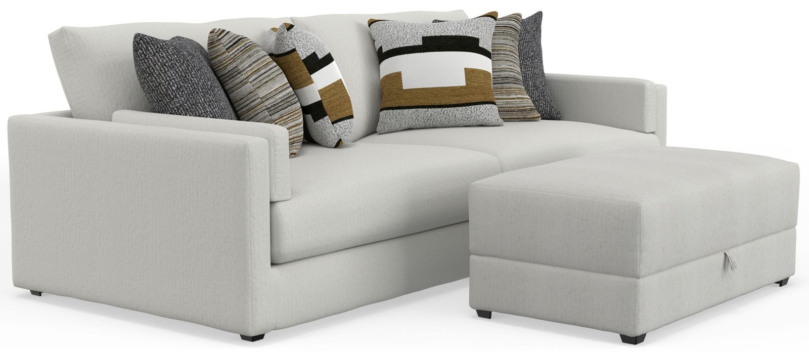 Trevor - Extra Deep Oversized Sofa With Included Storage Cocktail Ottoman - Image 11