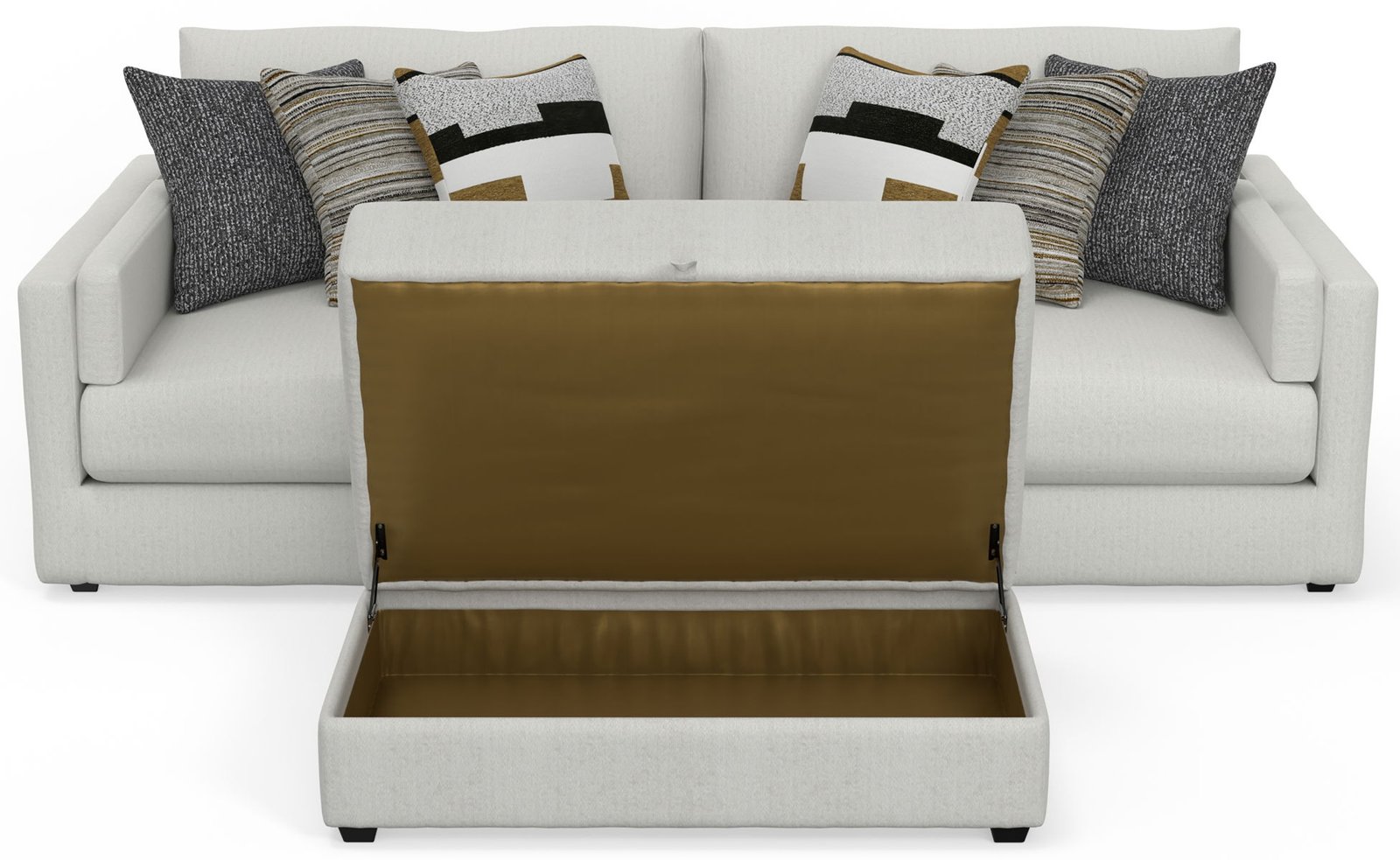 Trevor - Extra Deep Oversized Sofa With Included Storage Cocktail Ottoman - Image 7