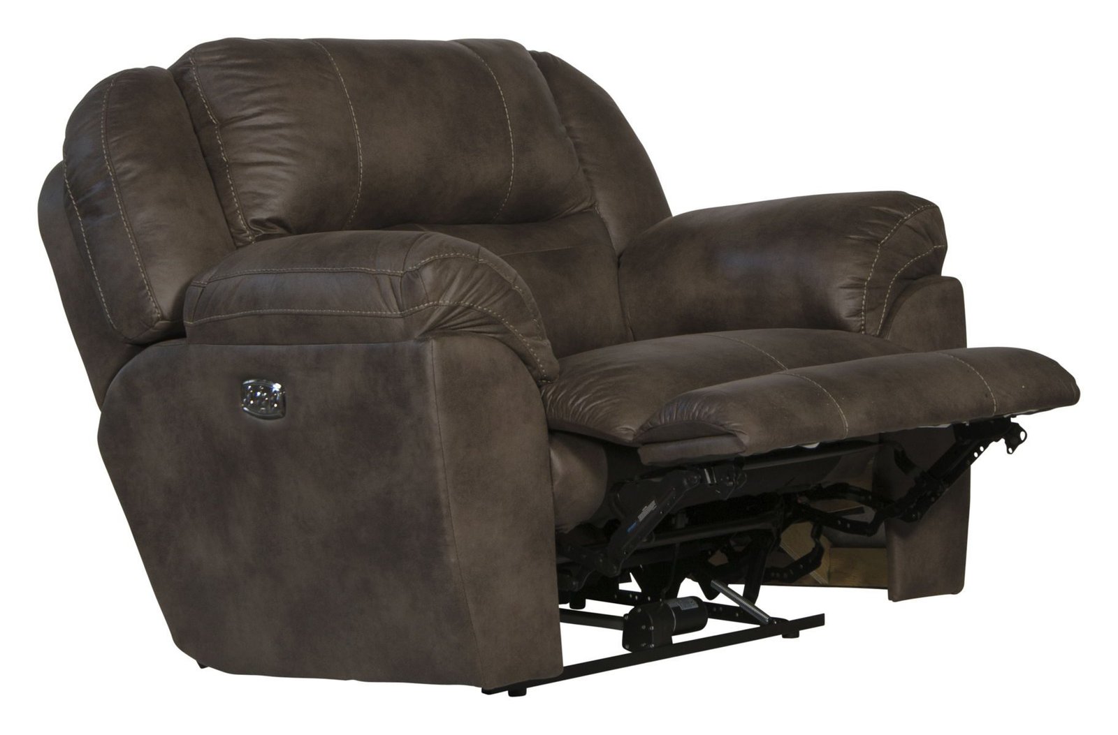 Ferrington - Power Lay Flat Recliner with Power Adjustable Headrest & Lumbar - Image 7