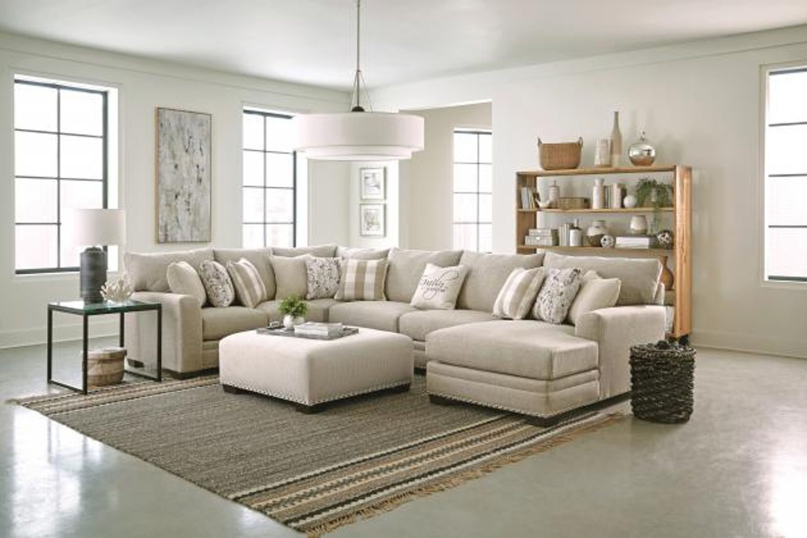 Salem - Cocktail Ottoman - Beige - Image 2