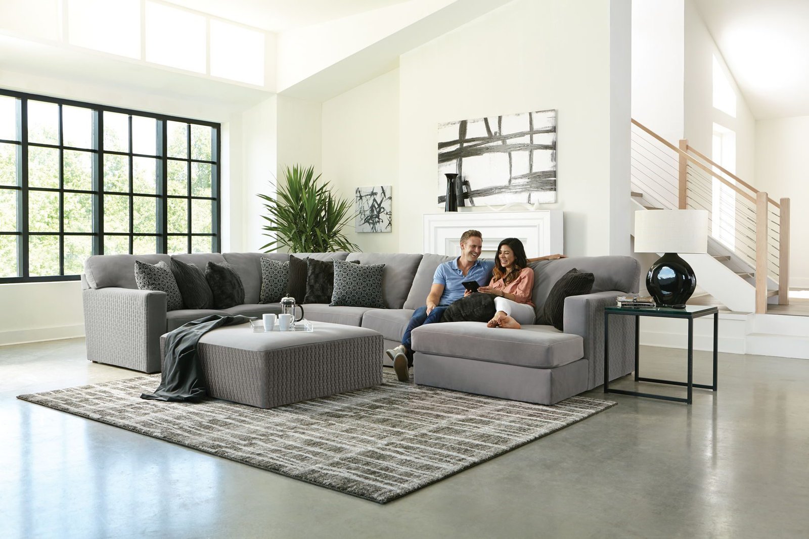 Carlsbad Modular Sectional - Cocktail Ottoman - Image 2