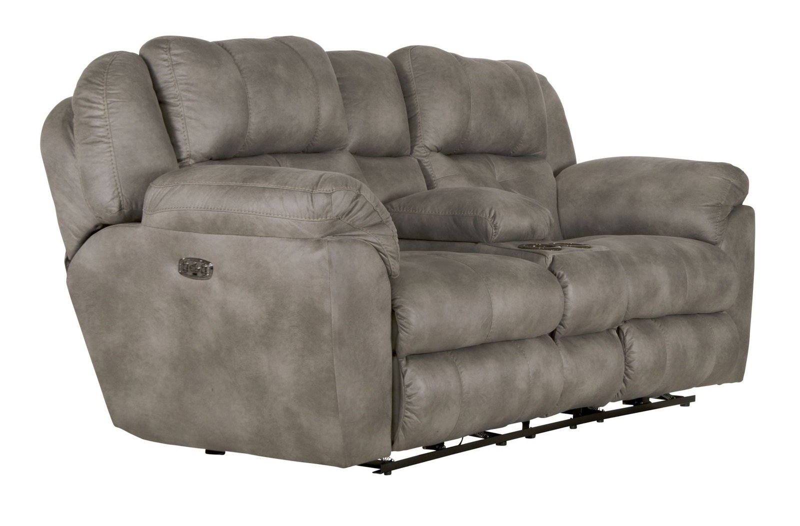 Ferrington - Power Lay Flat Reclining Console Loveseat with Power Adjustable Headrest & Lumbar - Image 5