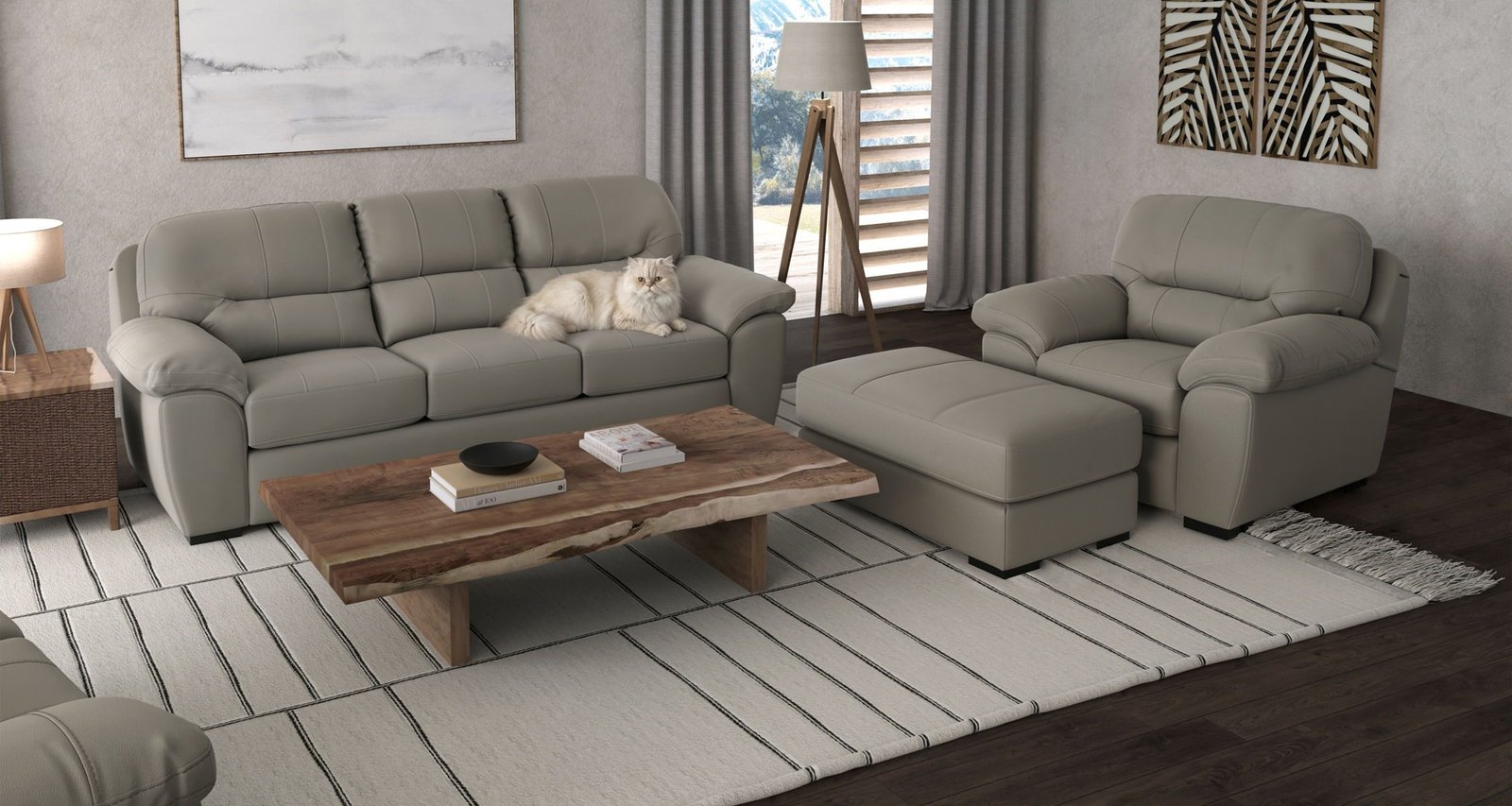 Dutton - Sofa With Drop Down Table - Image 3