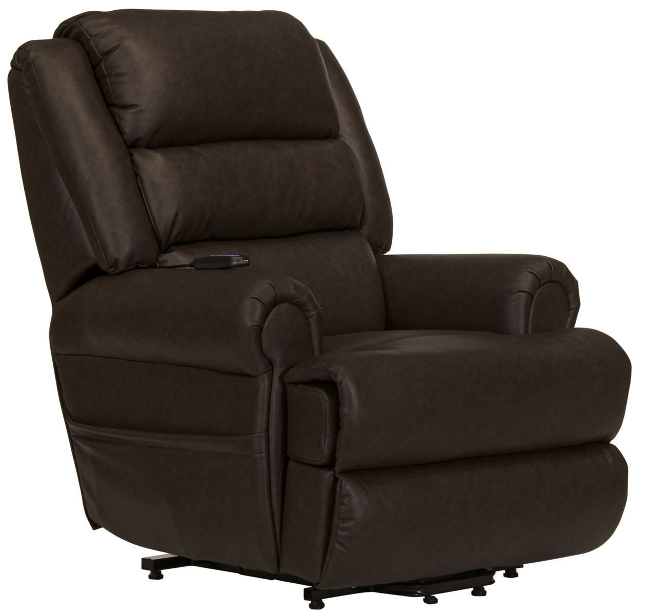 Muncy - Power Lift Chaise Recliner With Dual Motor & Zero Gravity - Walnut - Image 4