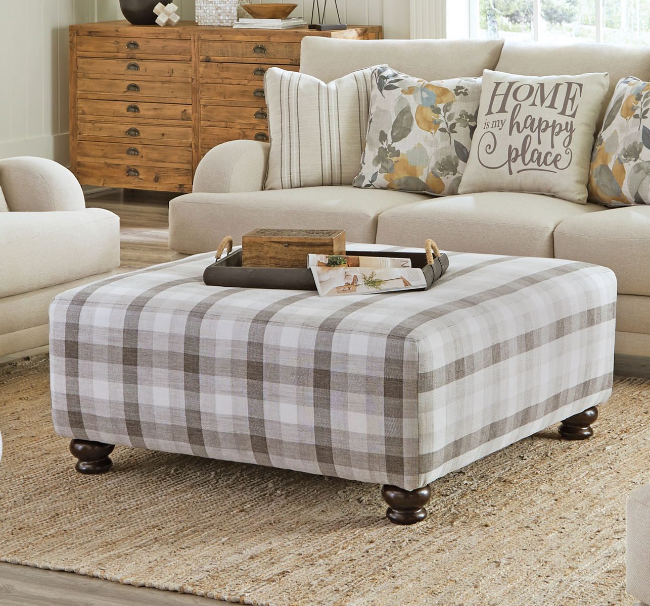 Jonesport - Cocktail Ottoman - Mica - Image 4