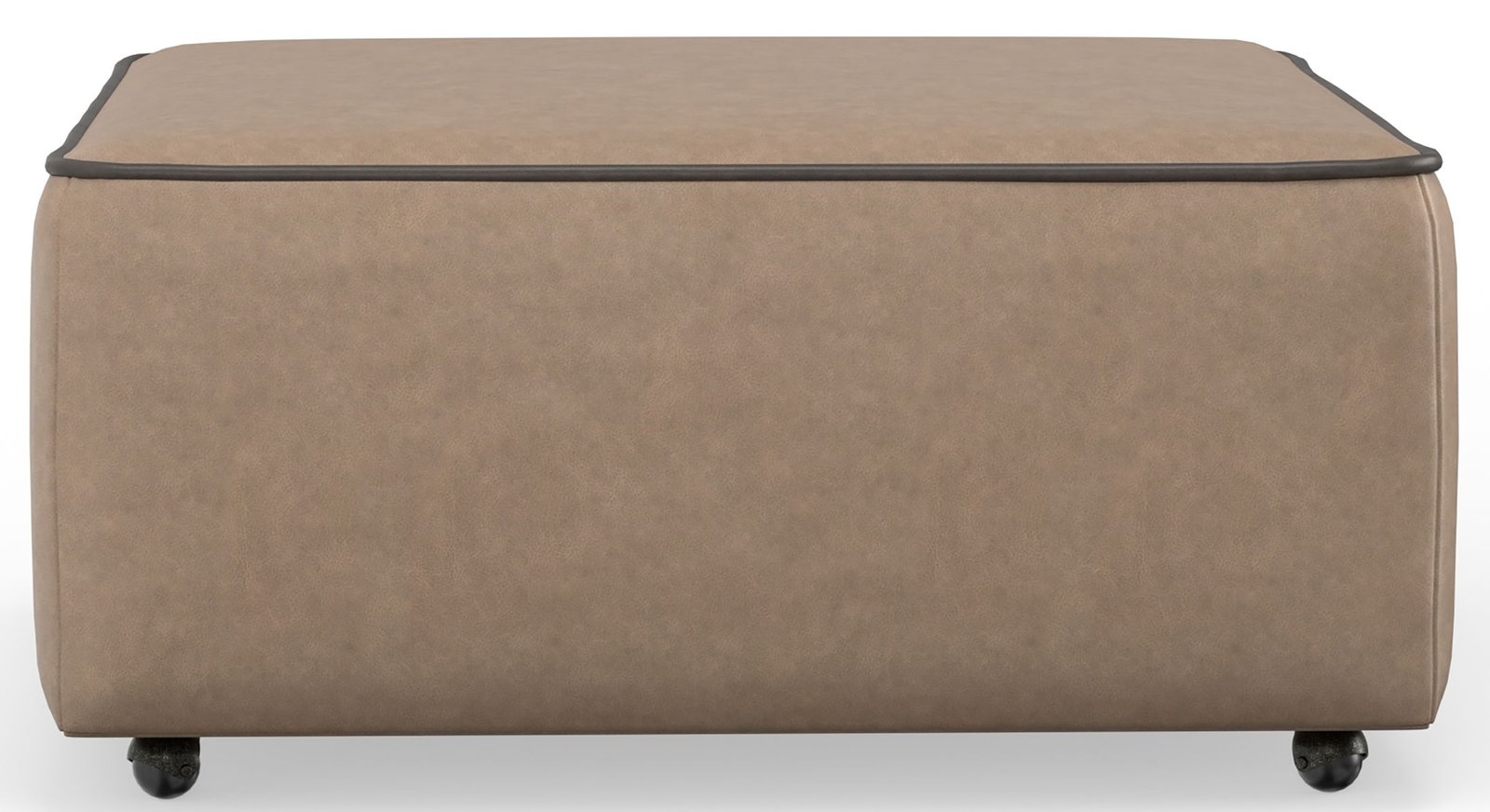 Nico - Castered Cocktail Ottoman - Image 2