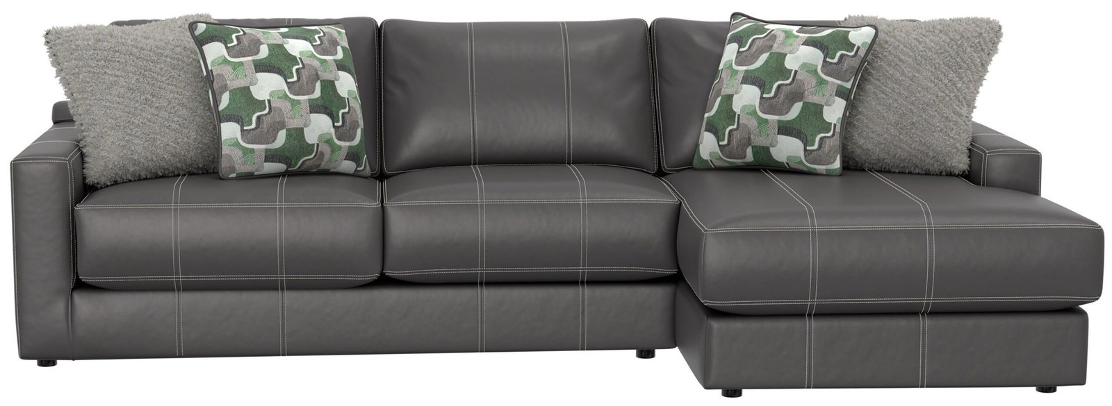 Minori - Italian Leather Sectional - Image 4