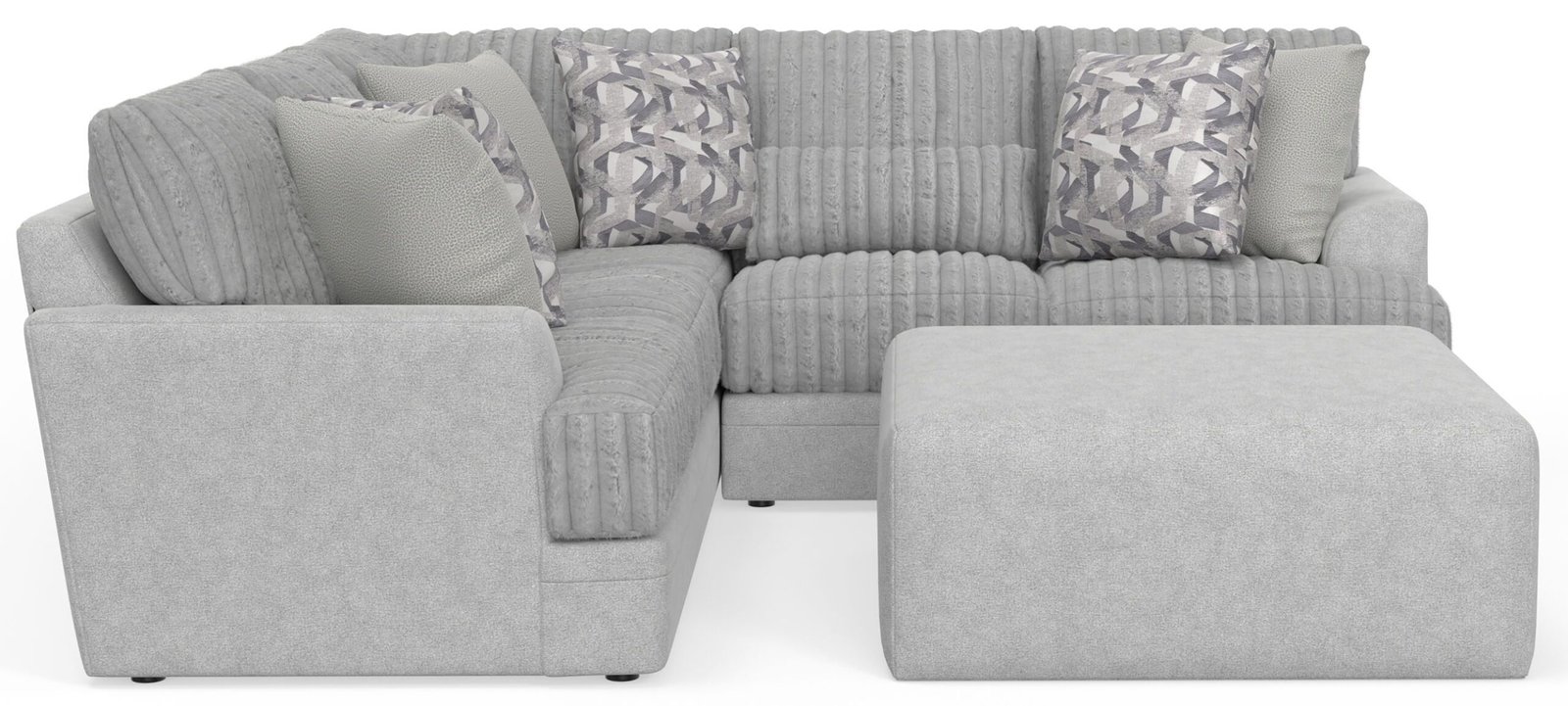 Titan - Sectional With Comfort Coil Seating, Cocktail Ottoman And Accent Pillows Included - Image 8