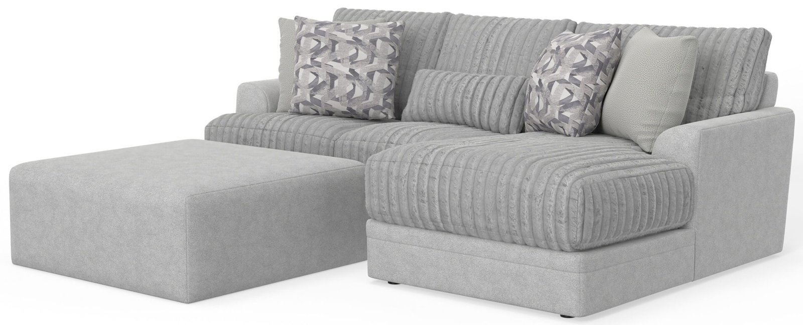 Titan - Sectional With Comfort Coil Seating, Cocktail Ottoman And Accent Pillows Included - Image 5