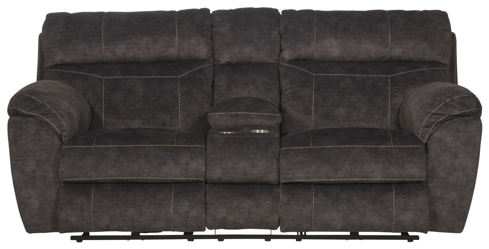 Sedona - Power Hdrst With Lumbar Lay Flat Reclining Console Loveseat With Storage & Cupholders - Image 4