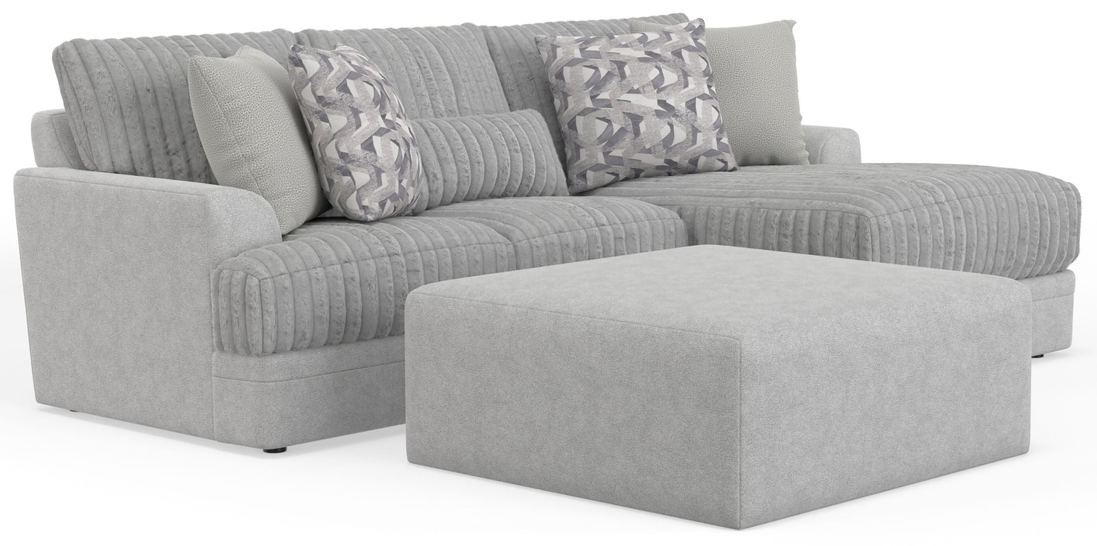 Titan - Sectional With Comfort Coil Seating, Cocktail Ottoman And Accent Pillows Included - Image 12