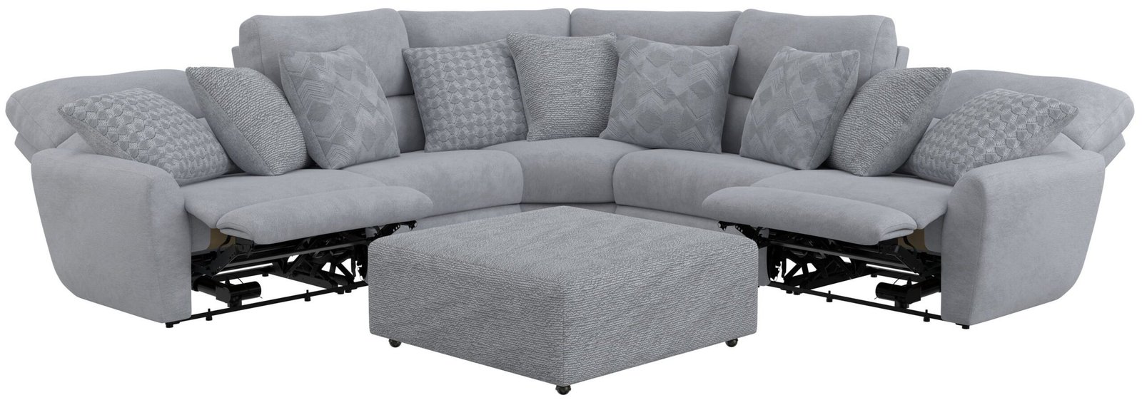 Majesty - Deep Seating Power Reclining Sectional And Ottoman - Image 5