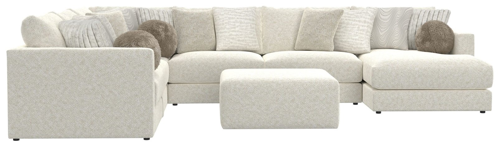 Ritzy - Modular Sofa And Included Cocktail Ottoman - Image 4