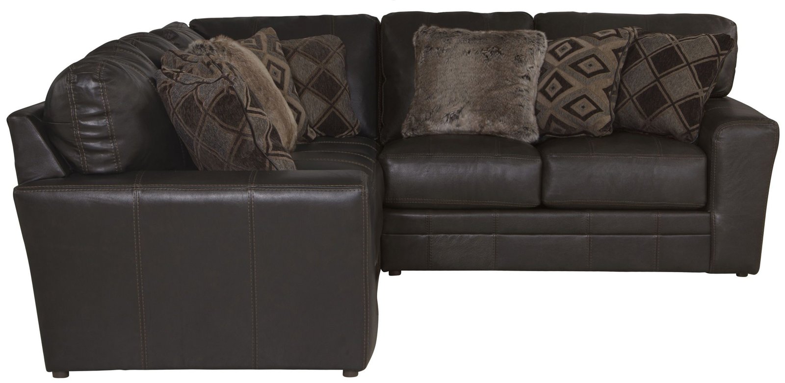 Denali - Italian Leather Match Sectional - Image 13