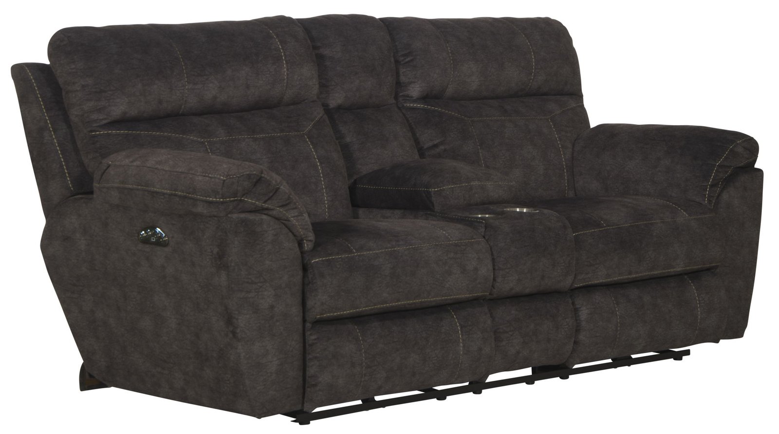 Sedona - Power Headrest Lay Flat Reclining Console Loveseat With Storage & Cupholders - Image 3
