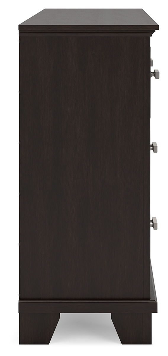 Covetown - Dresser - Dark Brown - Image 4