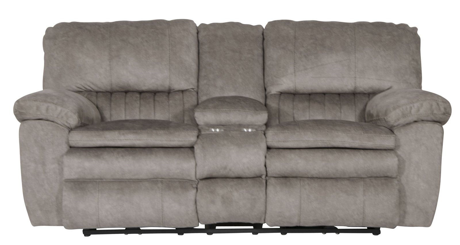 Reyes - Power Lay Flat Reclining Console Loveseat With Storage & Cupholders - Image 2