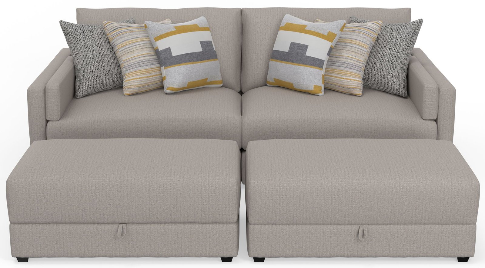 Trevor - Extra Deep Oversized Sofa With Included Storage Cocktail Ottoman - Image 3