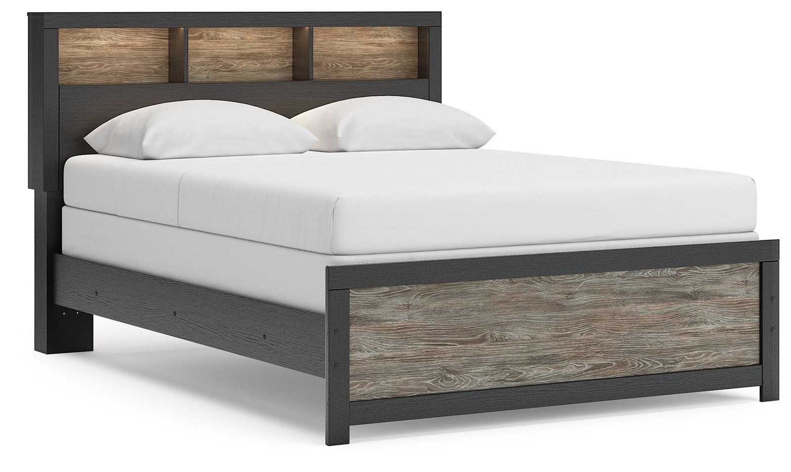 Broachmyn - Lighted Bookcase Panel Bed - Image 7