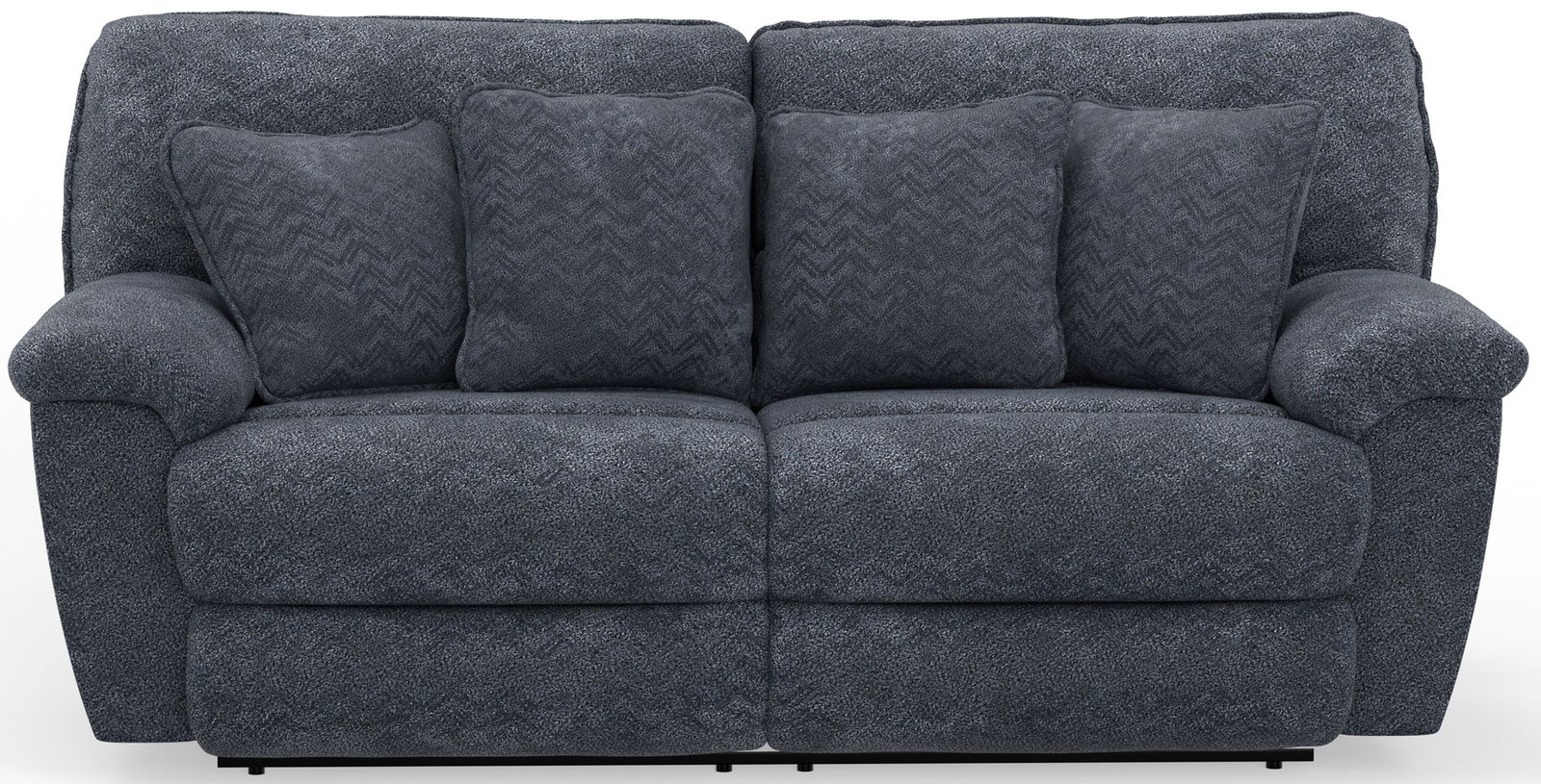 Paxon - Deep Seat Power Reclining Sofa With Power Adjustable Headrest - Smoke - Image 4