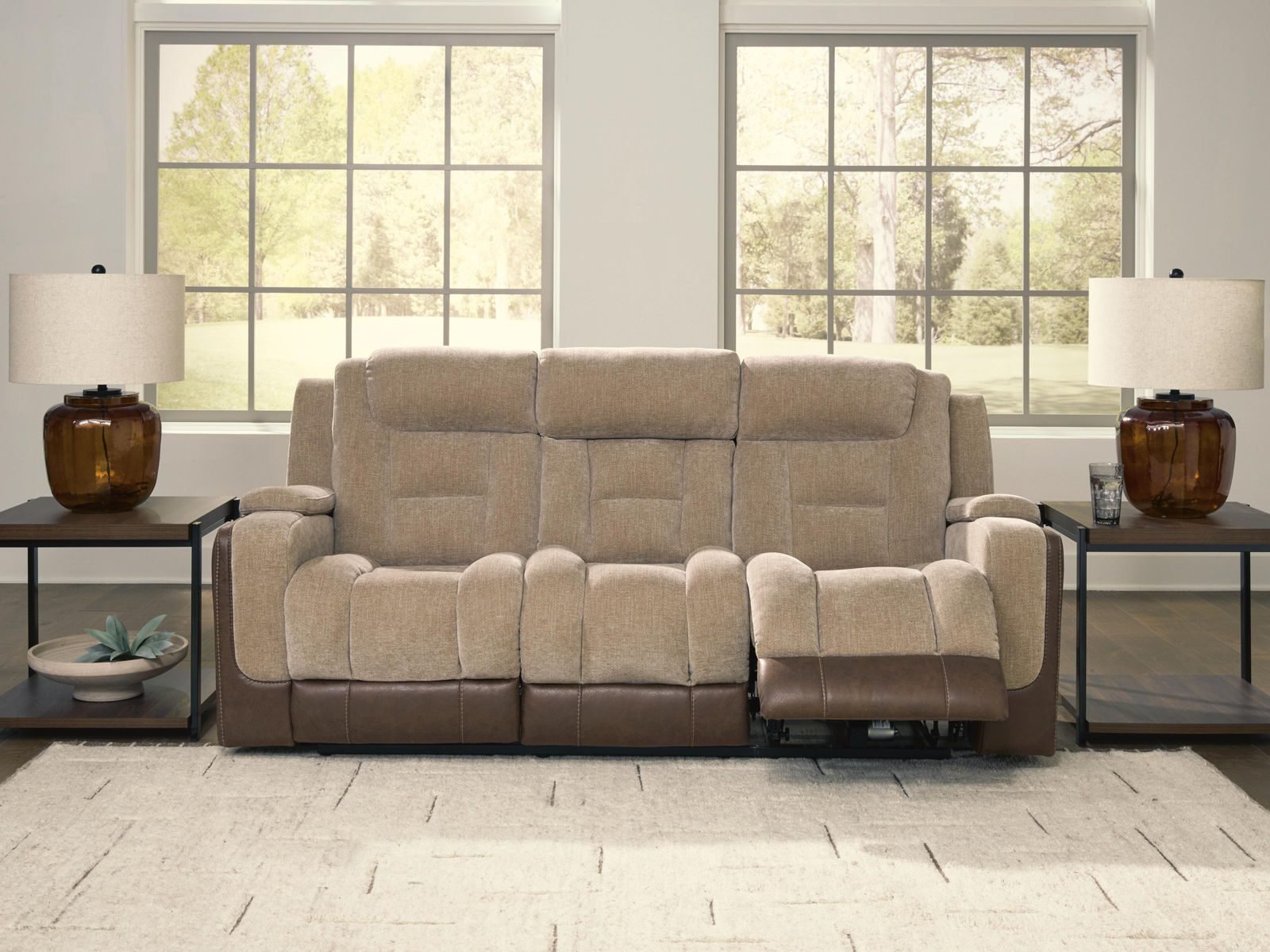 Mixed Motion - Power Reclining Sofa With Adjustable Headrest - Image 3