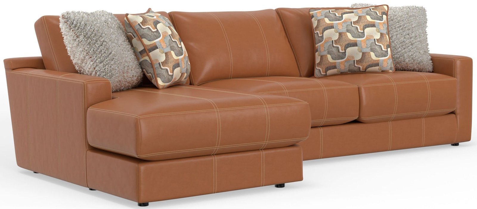 Minori - Italian Leather Sectional - Image 6