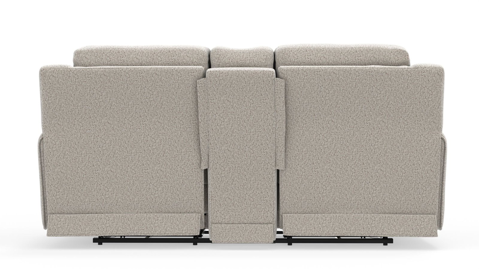 Micah - Power Headrest Power Deep Seat Reclining Console Loveseat - Oatmeal - Image 2