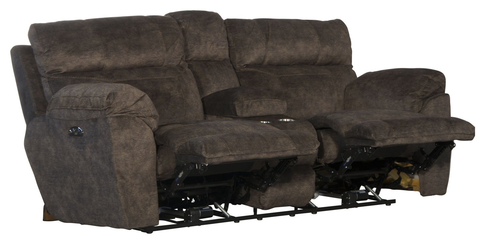 Sedona - Power Headrest Lay Flat Reclining Console Loveseat With Storage & Cupholders - Image 7