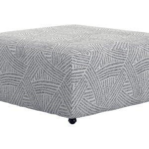 Abraxas - Castered Cocktail Ottoman - Moonstruck