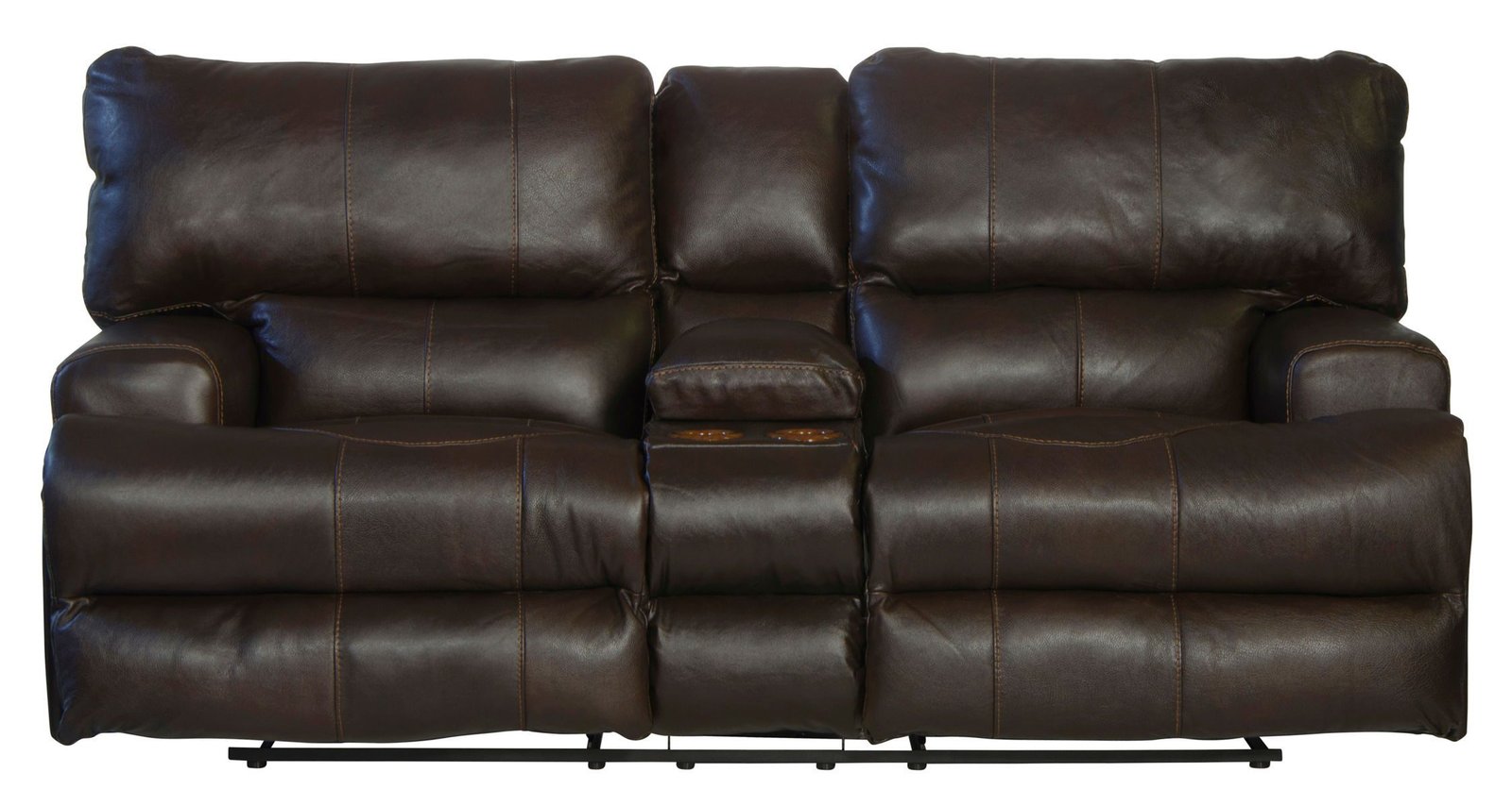 Wembley - Power Headrest With Lumbar Lay Flat Reclining Console Loveseat - Image 7