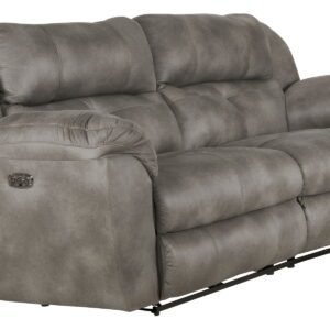 Ferrington - Power Lay Flat Reclining Sofa with Power Adjustable Headrest & Lumbar