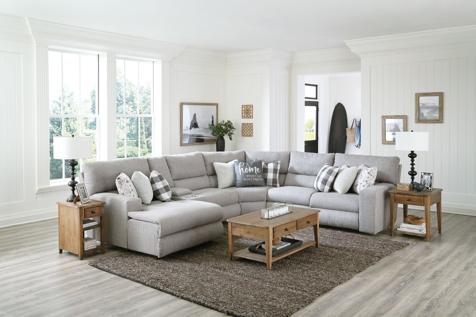 Rockport - Reclining Sectional - Image 9