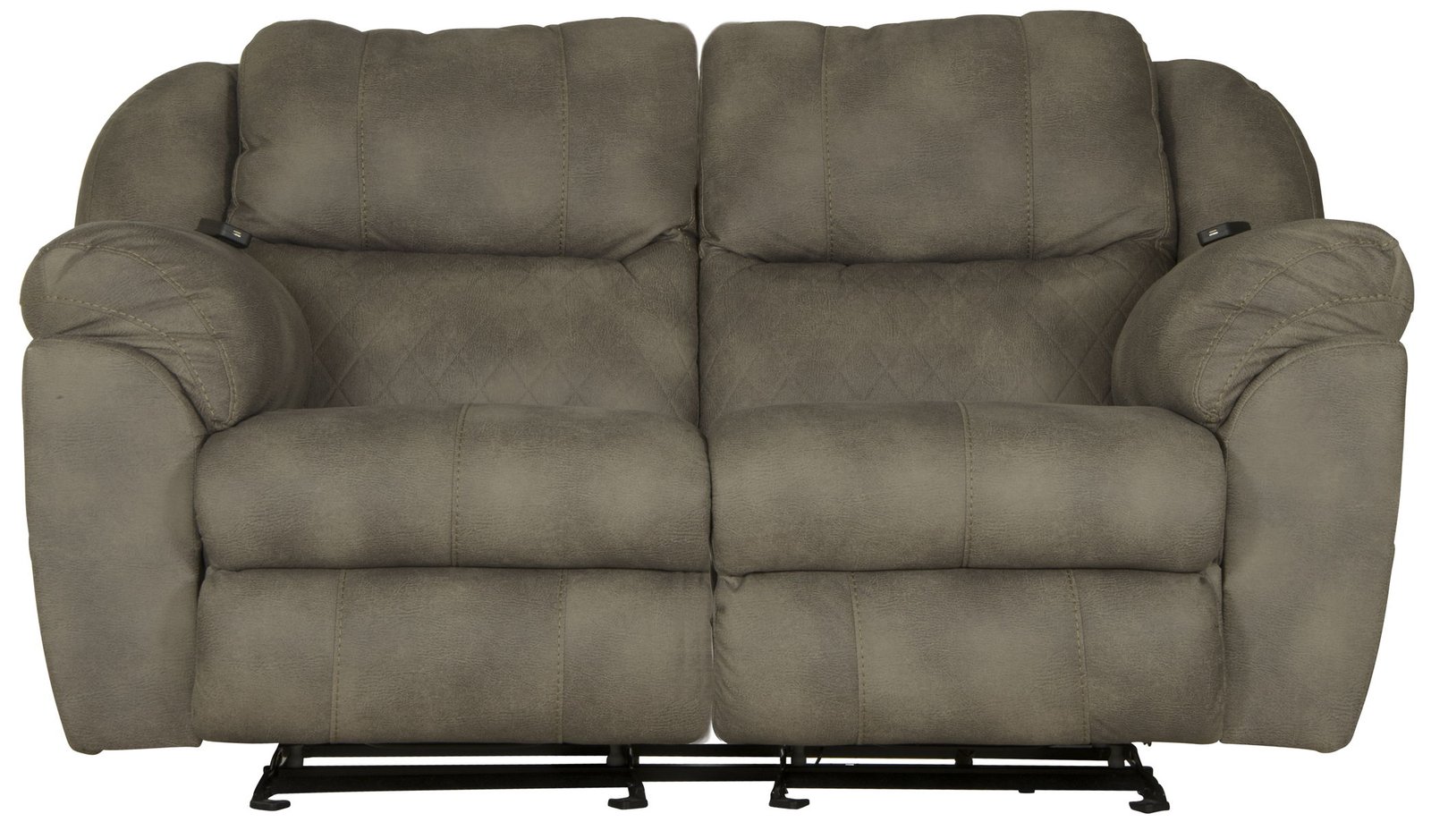 Flynn - Power Lay Flat Rocking Loveseat With Power Adjustable Headrest & Lumbar And Dual Heat & Massage - Fig - Image 2
