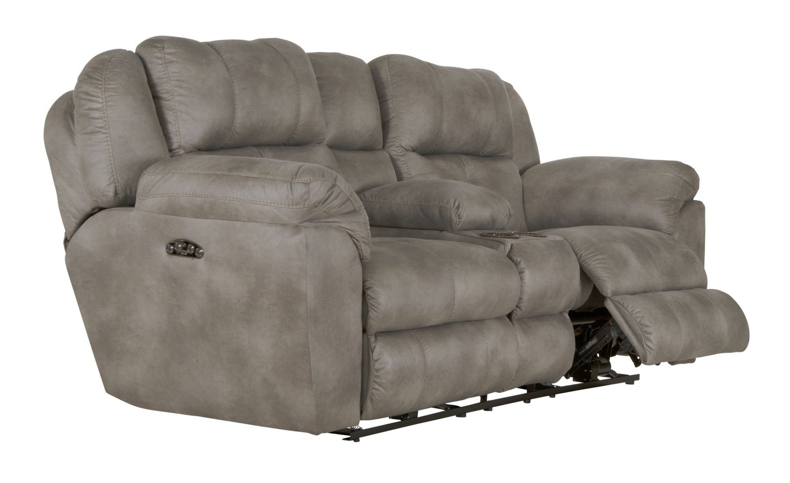 Ferrington - Power Lay Flat Reclining Console Loveseat with Power Adjustable Headrest - Image 5