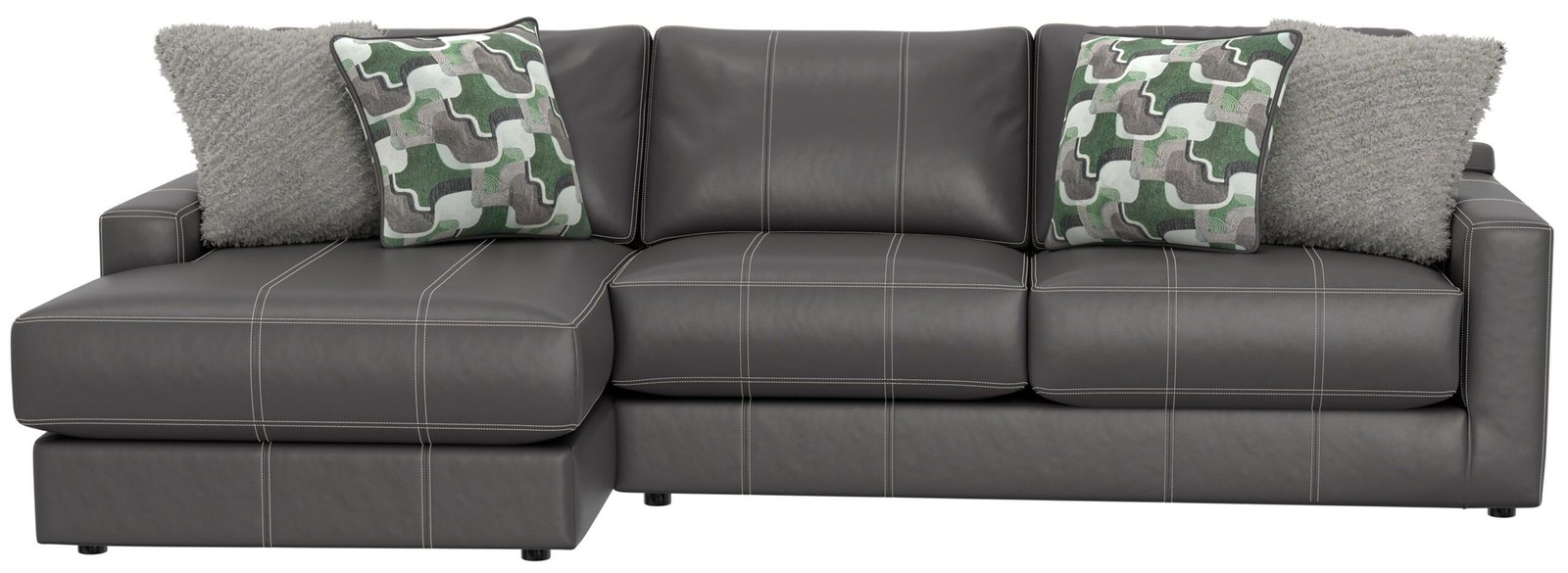 Minori - Italian Leather Sectional - Image 7