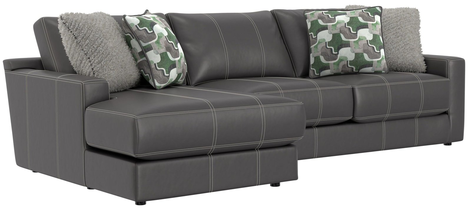 Minori - Italian Leather Sectional - Image 13