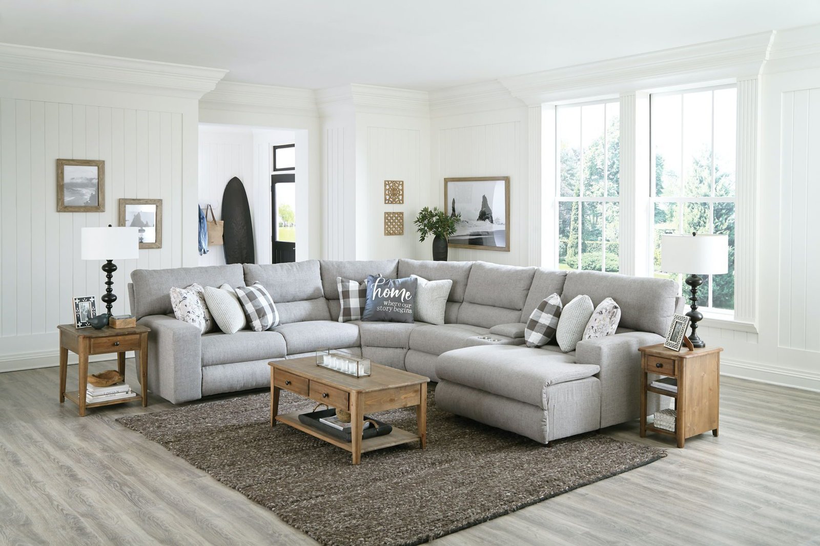 Rockport - Reclining Sectional - Image 7
