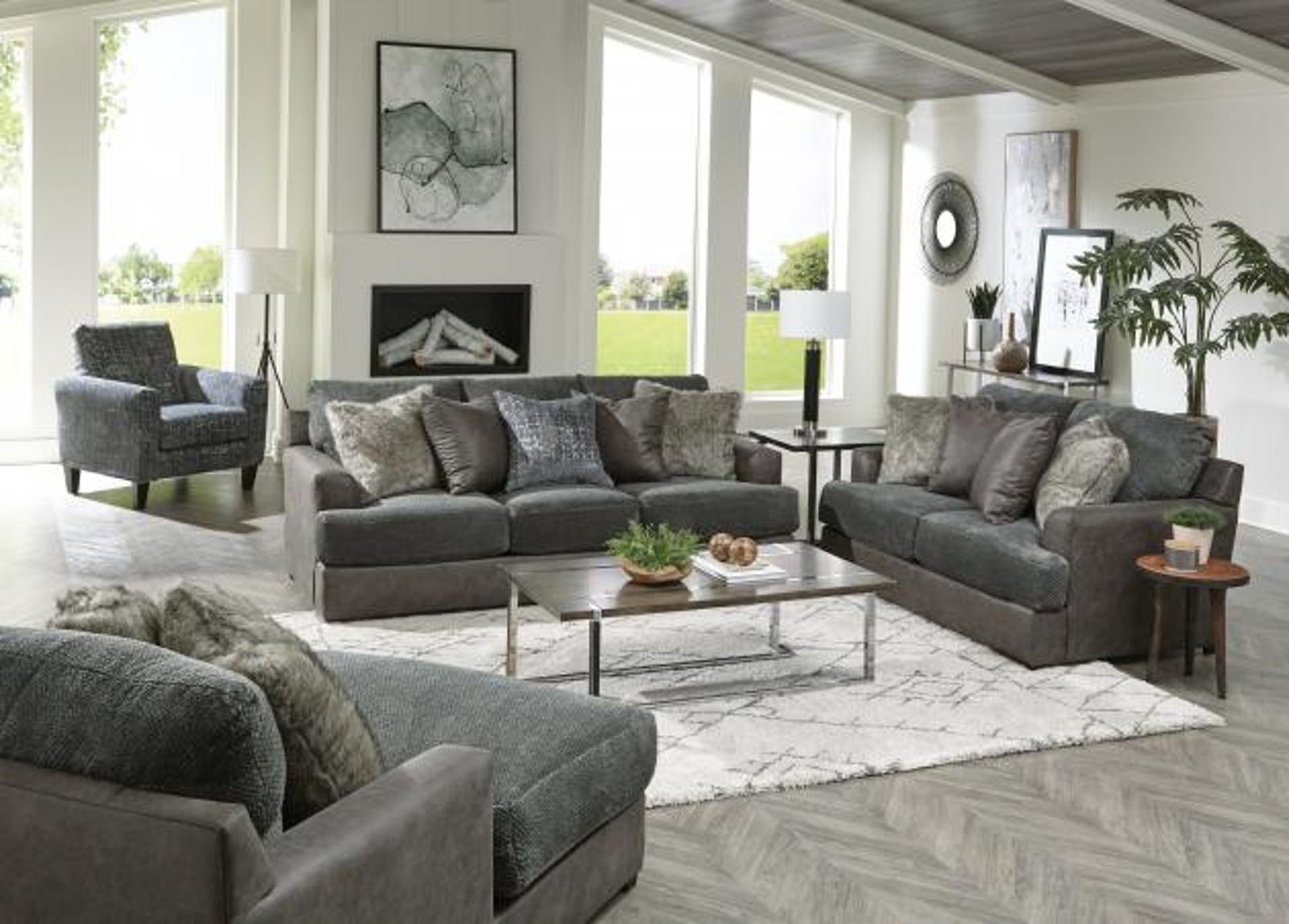Boulevard - Loveseat - Graphite - Image 2