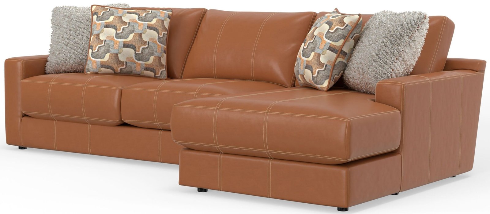 Minori - Italian Leather Sectional - Image 12