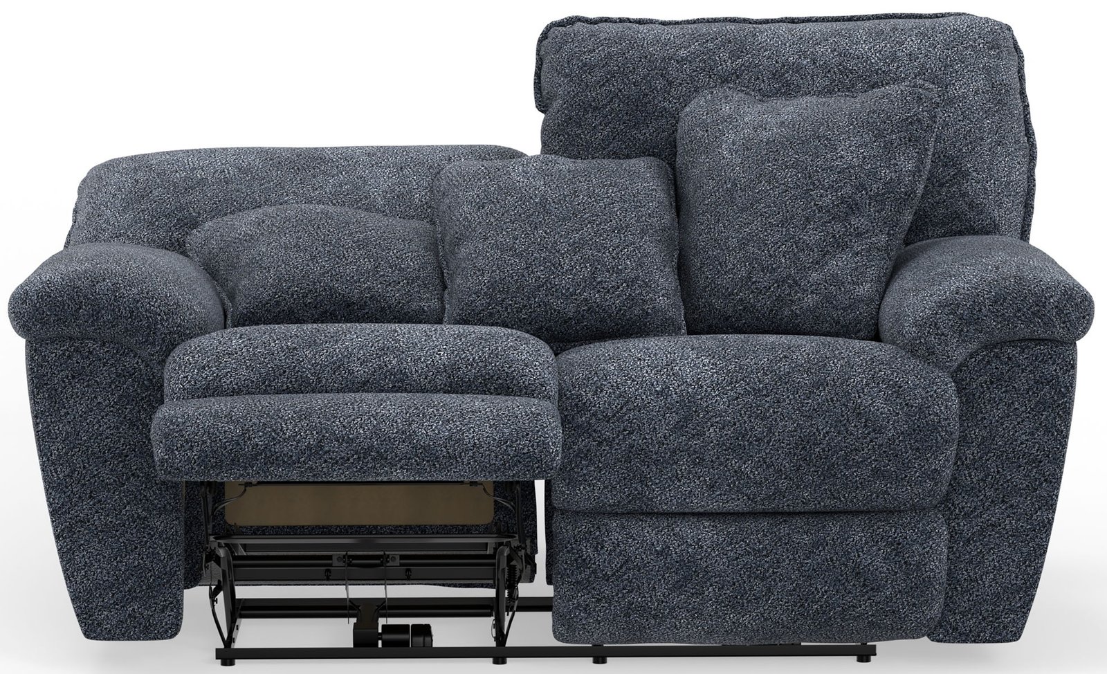 Paxon - Deep Seat Power Reclining Loveseat With Power Adjustable Headrest - Smoke - Image 3