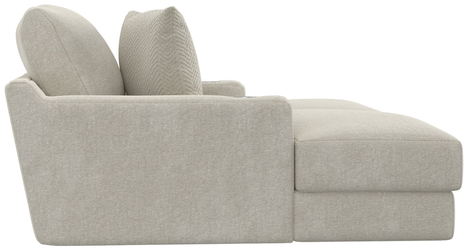 Cozy - 2 Piece Double Wide Chaise With USB Charging Ports - Image 3
