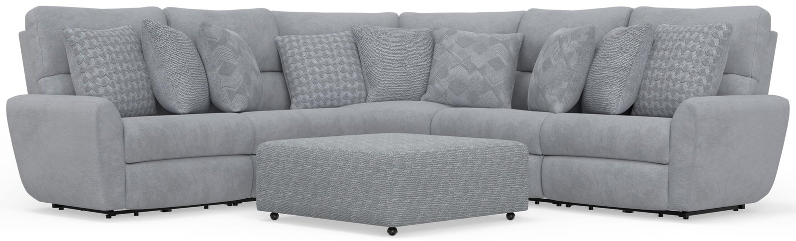 Majesty - Deep Seating Power Reclining Sectional And Ottoman - Image 3