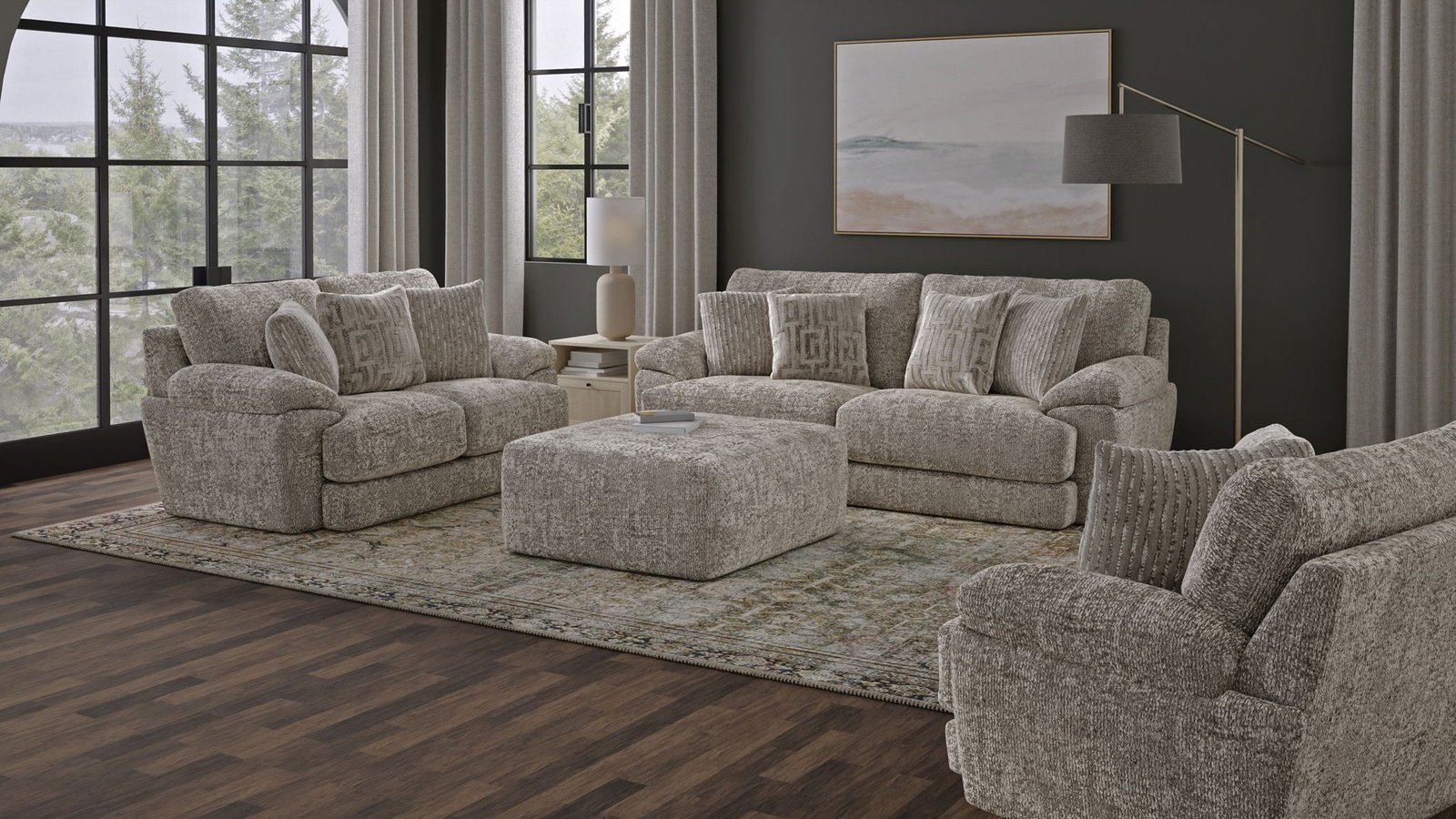 Jaden - Cocktail Ottoman - Image 2